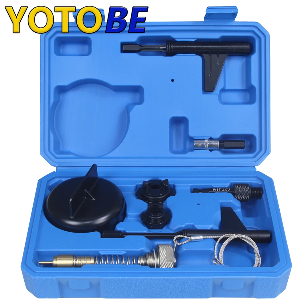 

8PCS Metal Transmission Oil Change Filling Tool for Mercedes Benz 725.0 8-Speed 9-Speed Transmission Replace 725 589 00 90 00