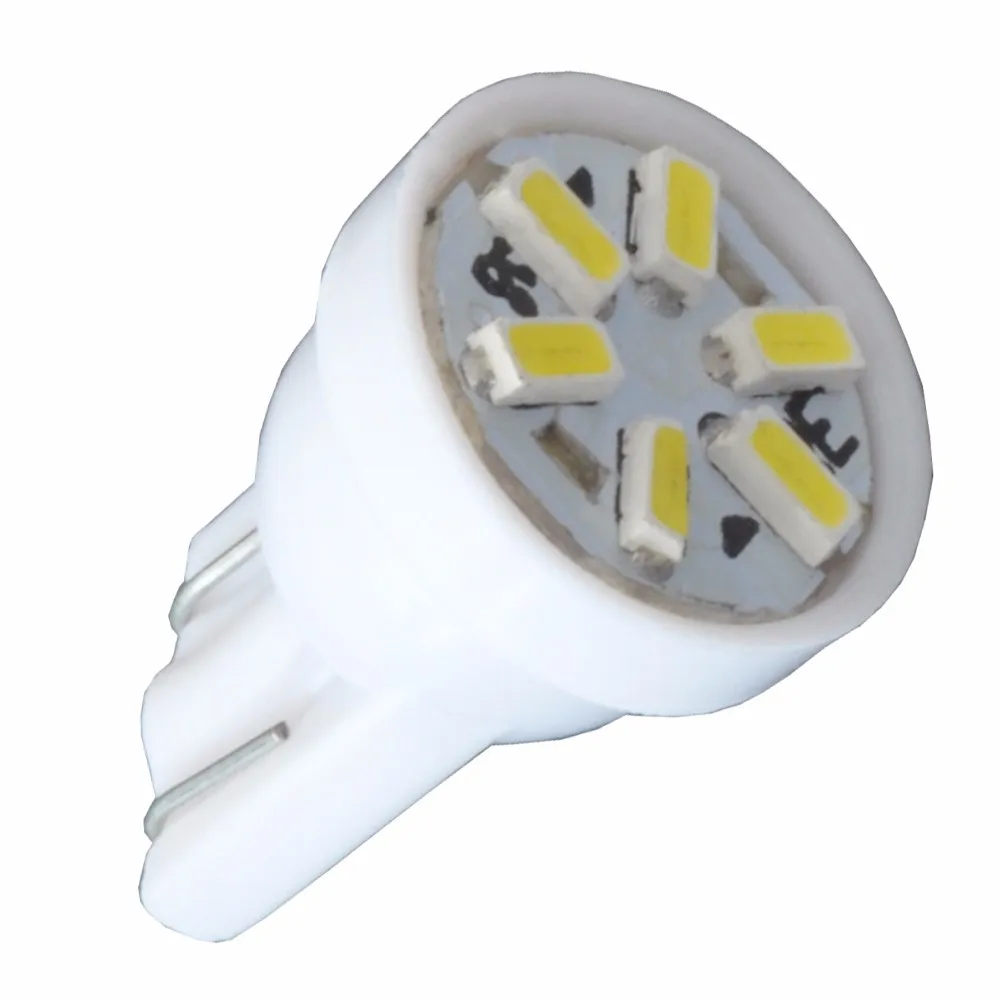 Jiachi 2 قطعة T10 W5W LED لمبات للسيارة الداخلية قبة خرائط القراءة أضواء جذع الباب 12 فولت 5050-5SMD 7000 كيلو أبيض أحمر أصفر أزرق #5