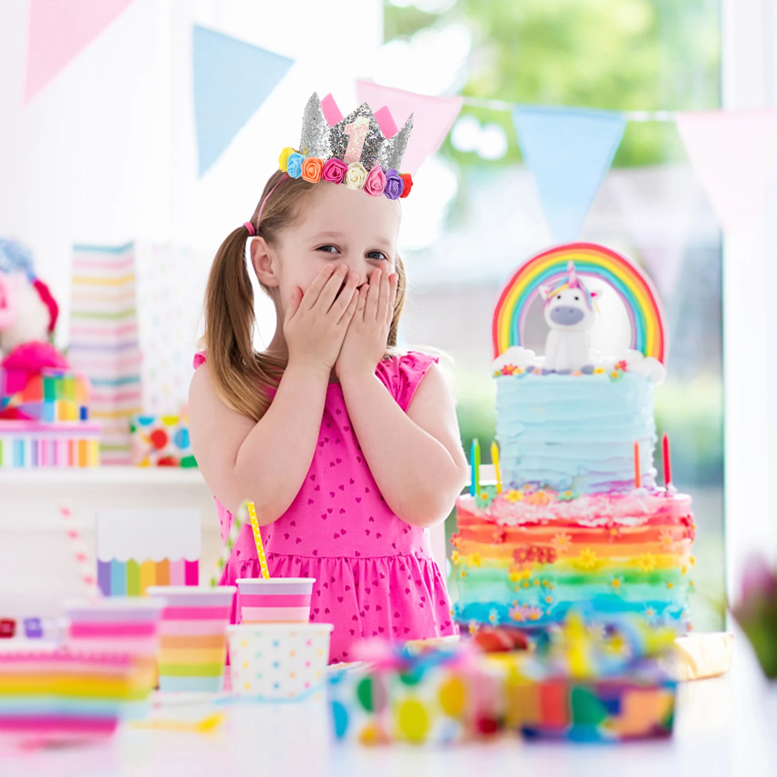 

Crown Hat Birthday Party Pencil Paper Hats for Kids Classroom Crowns Women Number