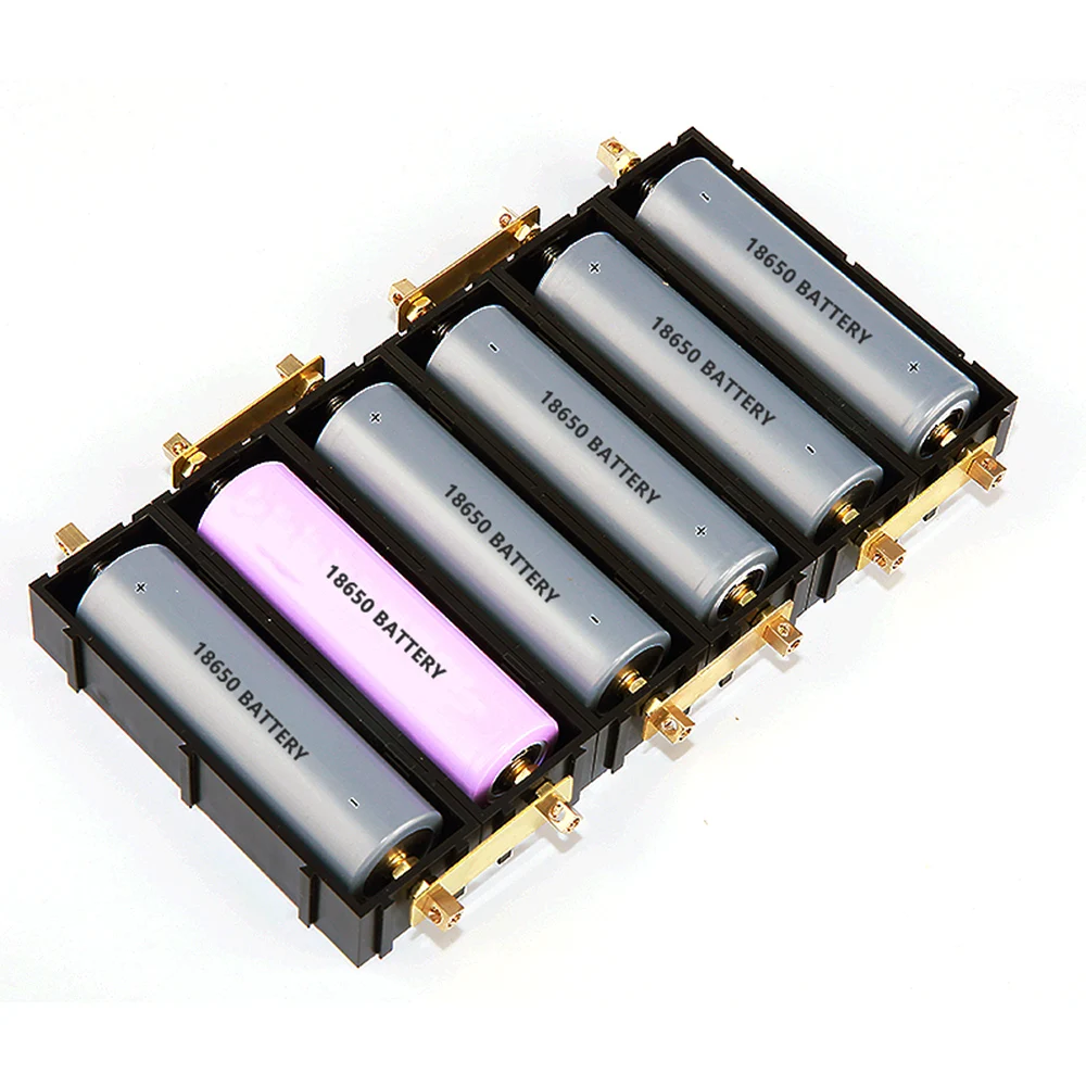 20700/21700/18650 Battery Box Parallel/series Infinite Splicing DIY Battery Holder Power Bank Case DIY Battery Slot