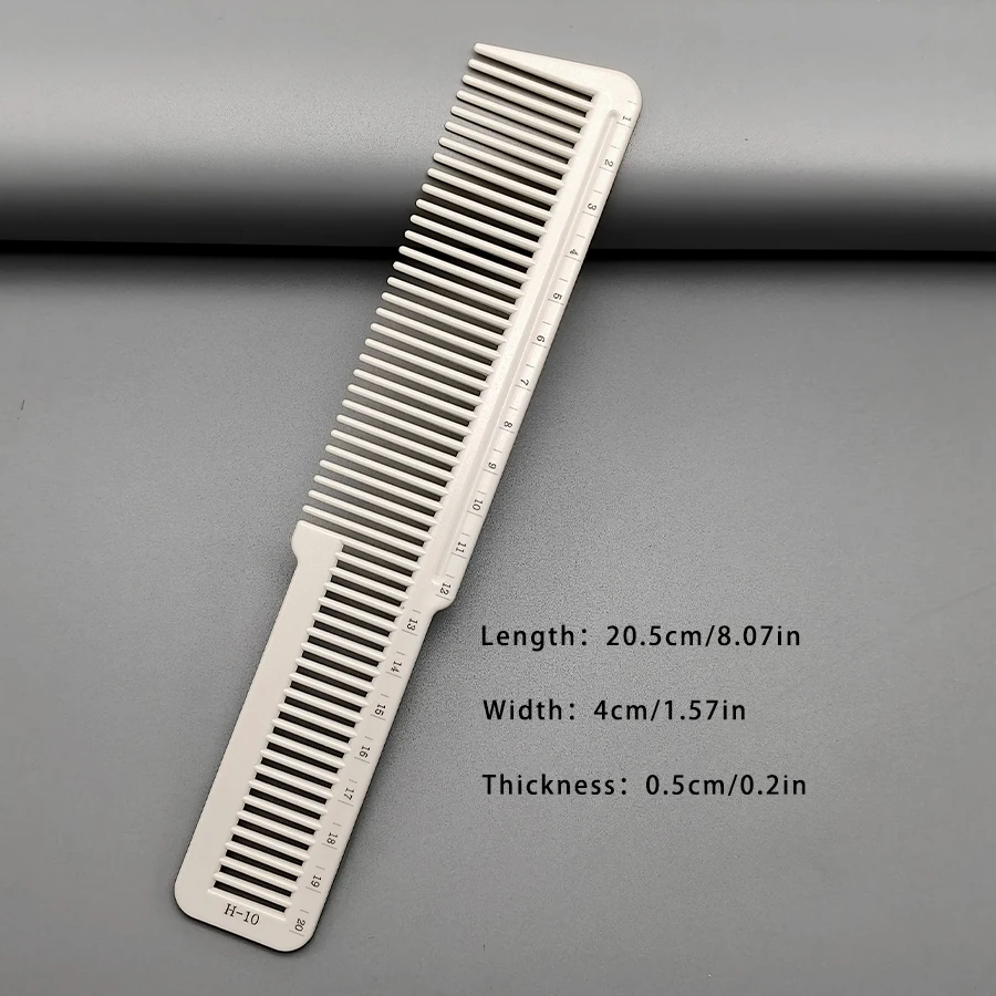 Siebenteiliges Kamm-Set, Professionelle Friseurkämme, Essentielles Haarschneidekamm-Set für Salon-Stylisten, ein Kamm-Set zur Verschönerung aller Frisuren, Kämme für Herren-/Damen-/Schwanz-/Ölfrisuren – Detail 10