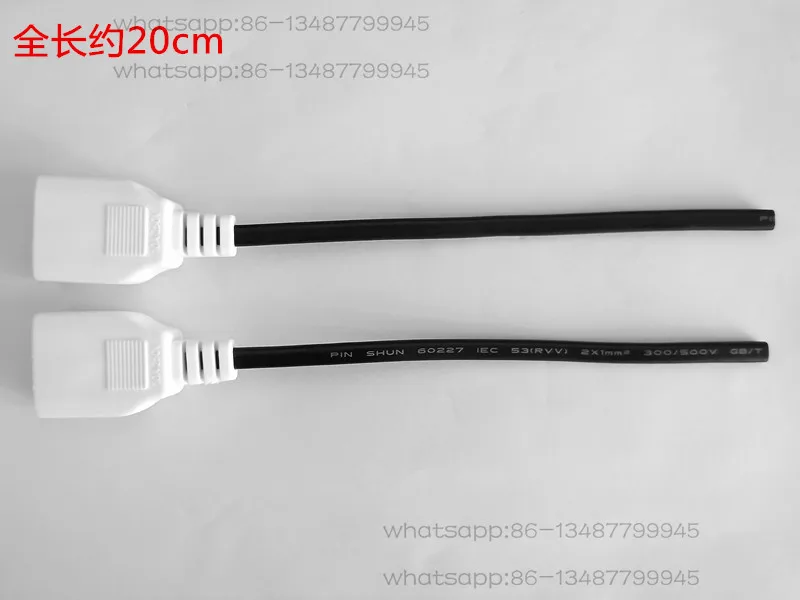 

Monitoring Power Plug with Wire Female 2-hole Female Plug 1 Square, Outdoor Waterproof Box Integrated Waterproof