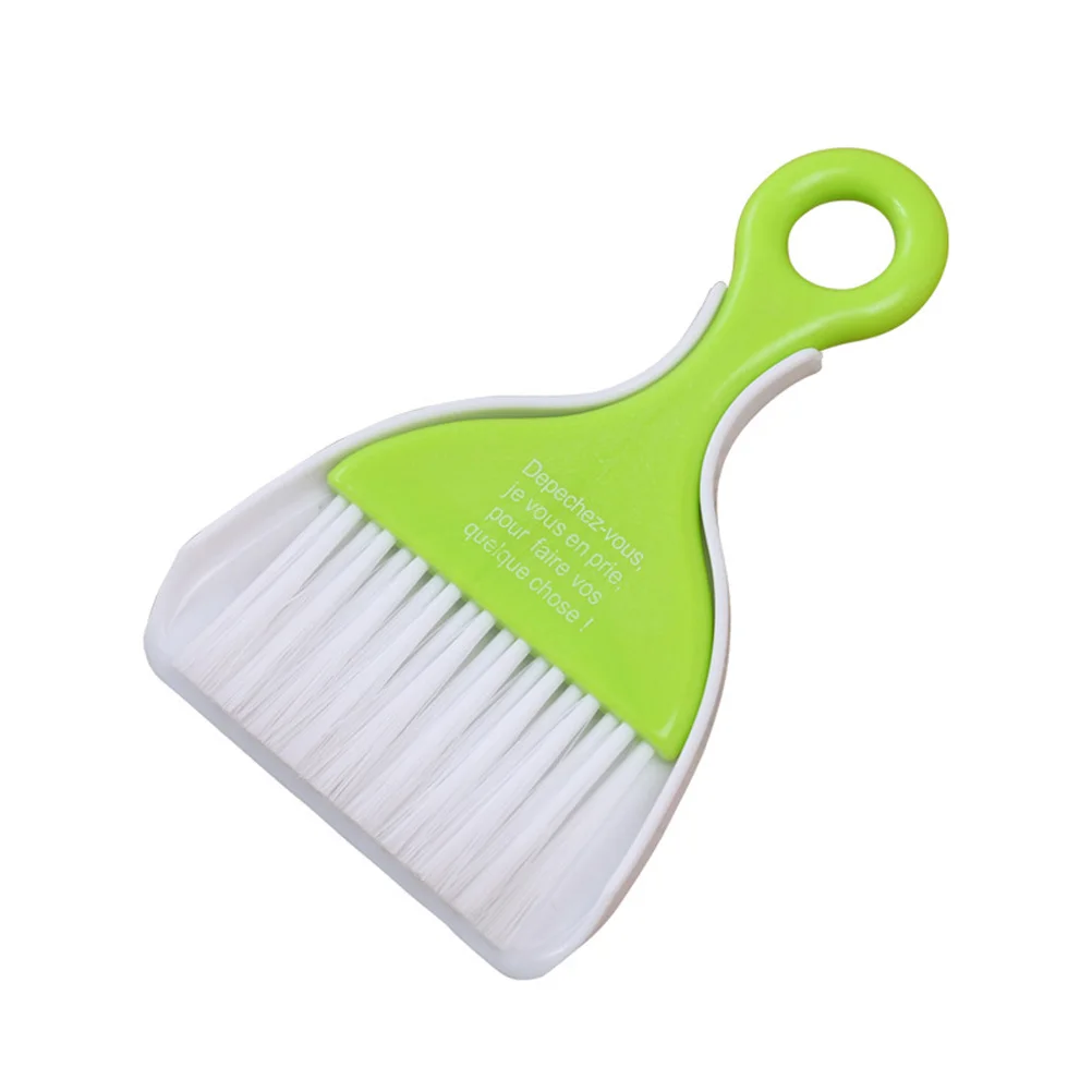 

2Sets Dust Removing Mini Broom Cleaning Set ABS Fiber Material Desktop Keyboard Bookshelf Cleaner Household Cleaning Tools