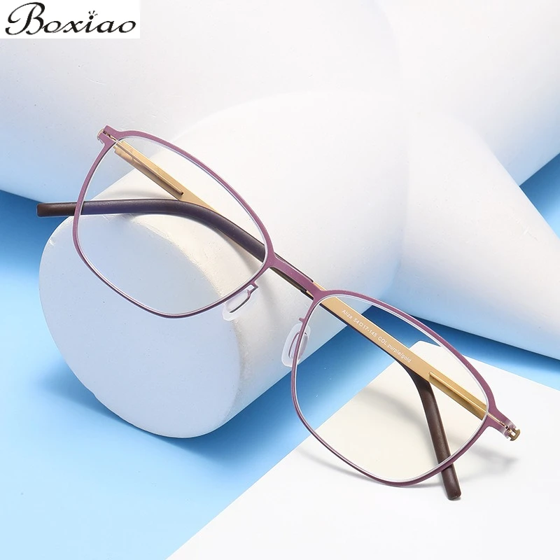 

Berlin, The Same Autumn, The New Screwless Glasses Women Can Match The Height of Fashion Retro High-grade Sense Frame Men.