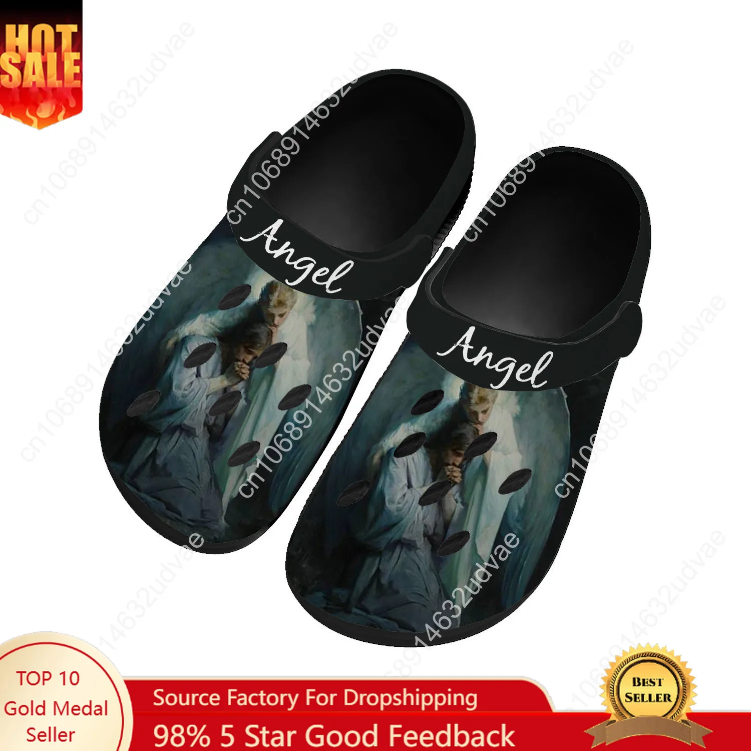 

Angel Water Shoes Mens Womens High Quality Fashion Home Garden Clogs Customizd Sandals Beach Breathable Hole Slippers