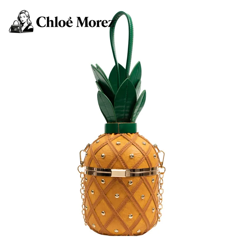 

Pineapple PU Single Shoulder Crossbody Bag for Women Purse Handbags