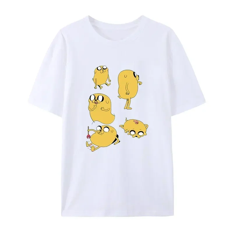 Camisetas Con Estampado De Dibujos Animados De Adventure Time Hombres Moda Harajuku Cómics Creativos Camisetas Geniales