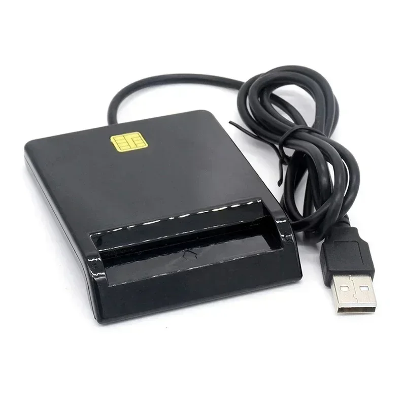USB Smart Card Reader สําหรับ Bank Card IC/ID EMV อ่าน-เขียนอุปกรณ์คุณภาพสูงสําหรับ Windows 7 8 10 Linux OS USB-CCID ISO 7816 ใหม่
