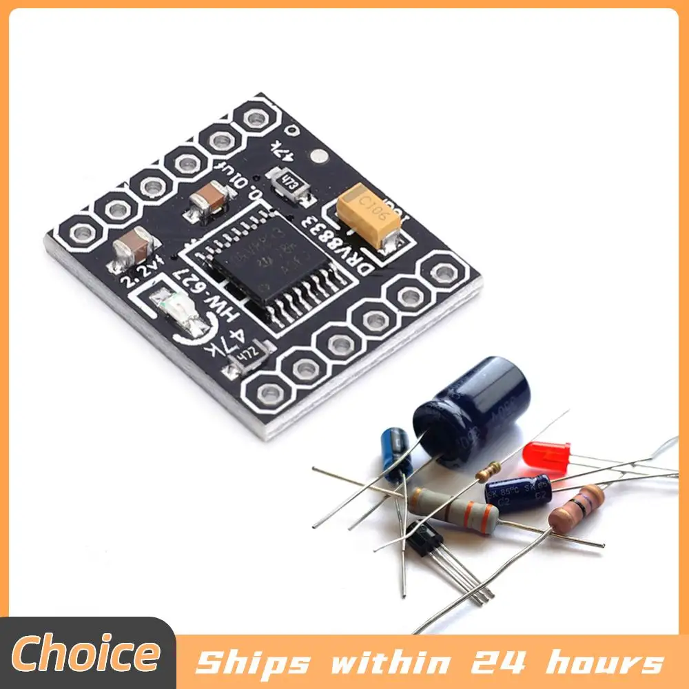 Módulo de Controlador de Motor DRV8833 de 1-5 Piezas, Controlador de Motor de Engranajes de CC de 6 Pines, 1.5A, Puente H Único, Controlador de Motor Paso a Paso Silencioso para Arduino