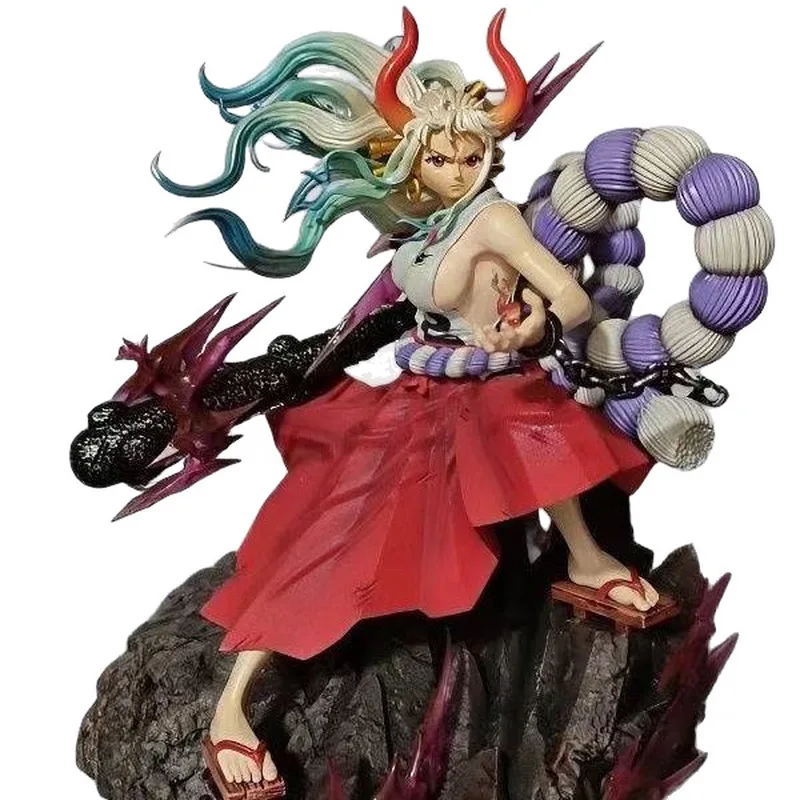 Neue One Piece Yamato Gk Figur Anime Sammlerstatue PVC Desktop-Dekoration Heimdekoration für Anime-Fans Otaku-Enthusiasten