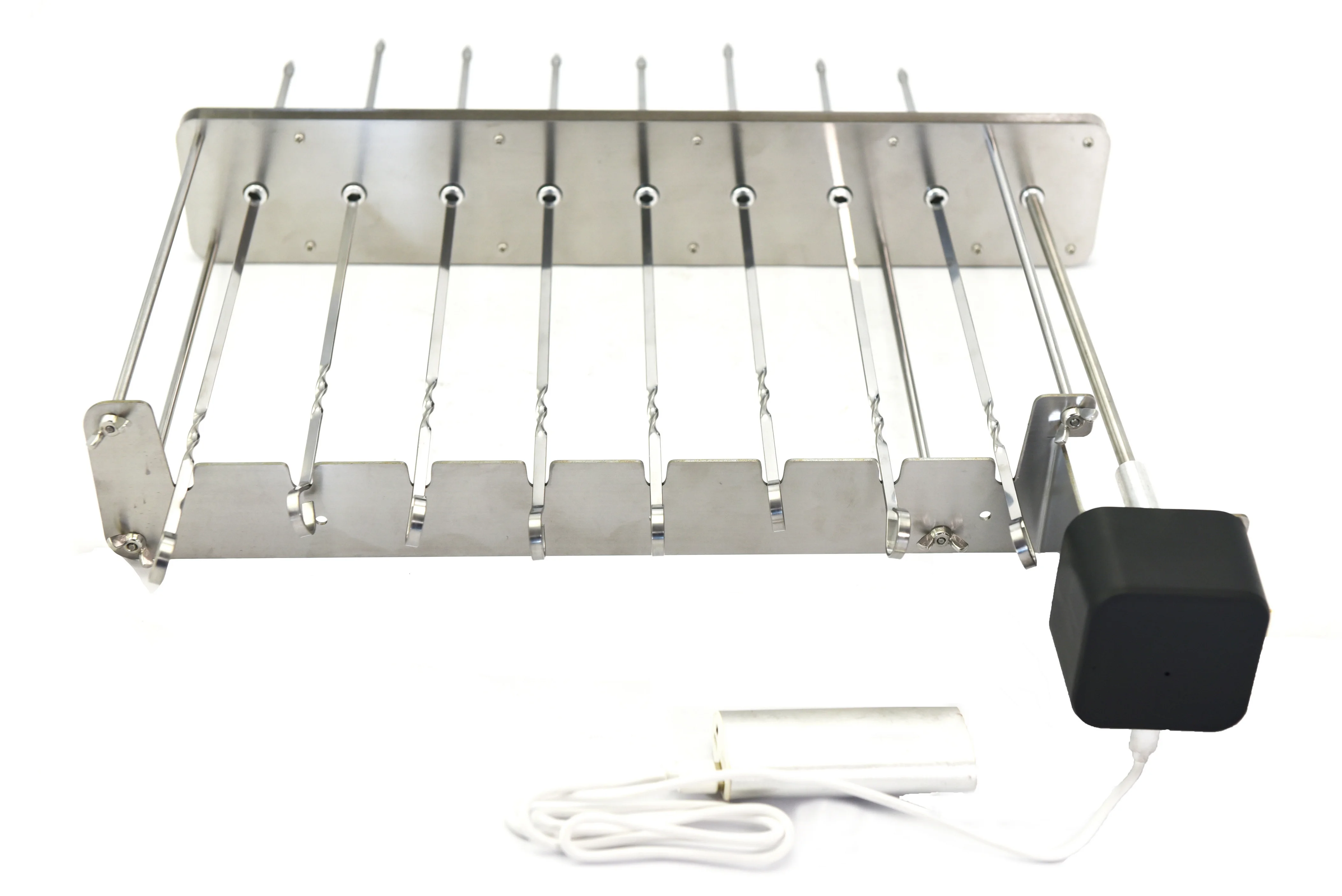 Kebab Skewers with Electric Motor BBQ top Cypriot Grill Top Rotisserie