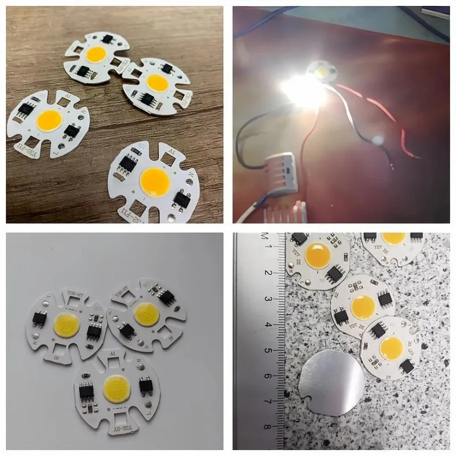6PCS Y32 LED COB Chip Lamp Smart IC 3W 5W 7W 9W 220V For DIY LED Light Bulb Downlight Spotlight Source Need Not Transformer