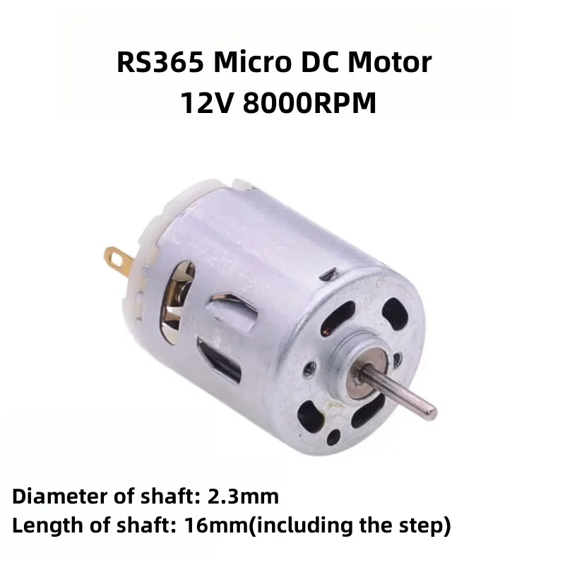 7.4V/12V RS365/380/385/395 Egyenáram motoros Magas légnyomású levegő sebesség számára haja dryer/hot Szellőztet gun/diy manöken kicsi Elektromos Fúró