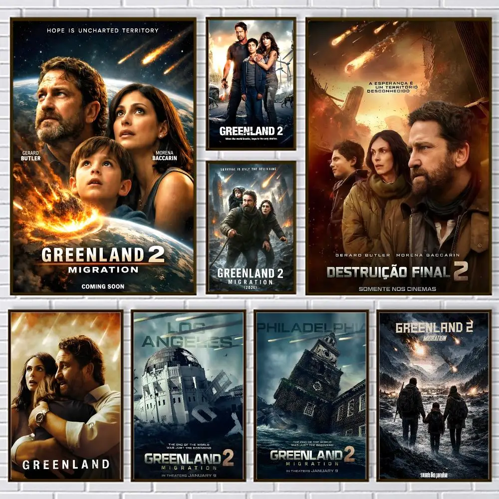 Disaster Movie Greenland 2 Migration Poster PP Paper Wall Art for Living Rooms Bars Cafes Stylish Home Decor Gift