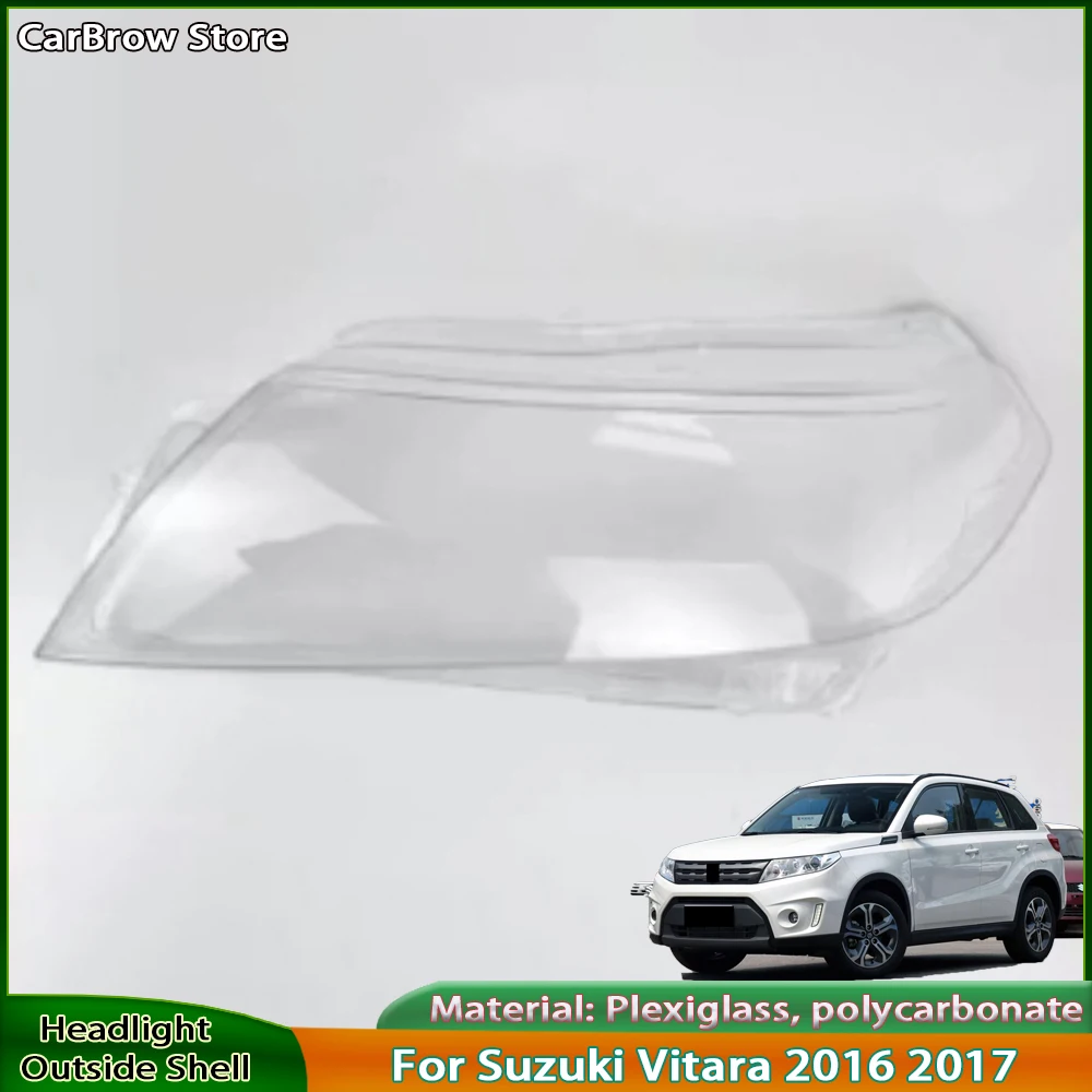 

Прозрачная крышка передней фары для Suzuki Vitara 2016 2017, абажур, маска, абажур, линза из плексигласа