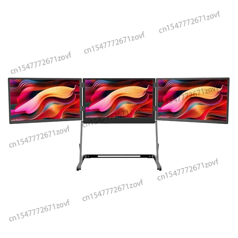 TriCreate Folding Triple Screen Monitor (15.6
