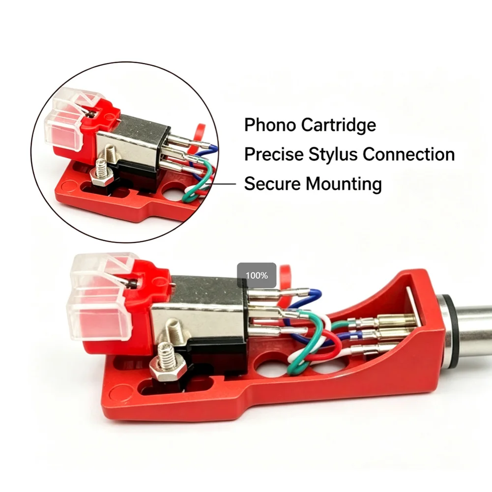 For LP Turntable Phono Cartridge For Home Listening Music Equipment For Enthusiasts Mounting Accessories Moving Magnet Design