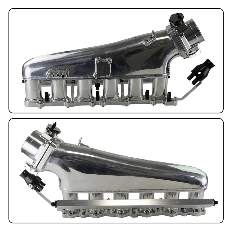 Corpo farfallato rail carburante collettore di aspirazione 90mm per Skyline GTR 2.6 RB26DET R32 R33