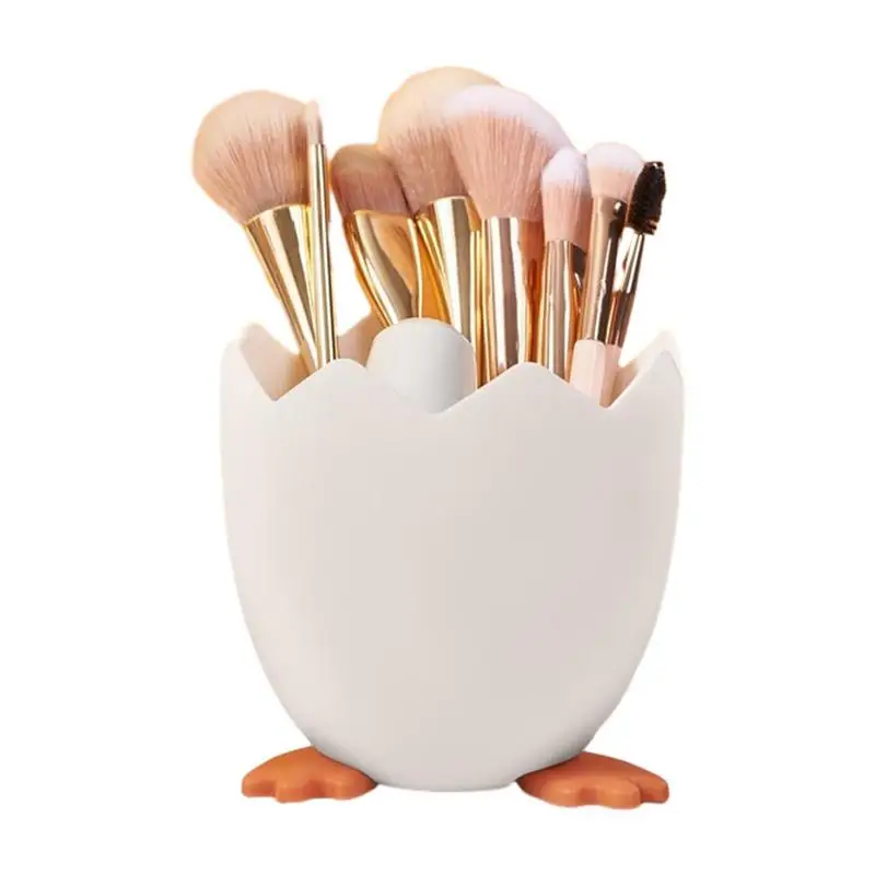 Eggshell shape Pen Pencil Pot Pen Holder Stationery Storage Container Desk Organizer Cosmetic Storage Makeup Brush Bucket