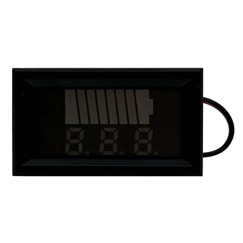 Digital Display LED Lithium Battery Capacity Meter 12V 24V 36V 48V 60V 72V Car Battery Charge Level Indicator Battery Tester