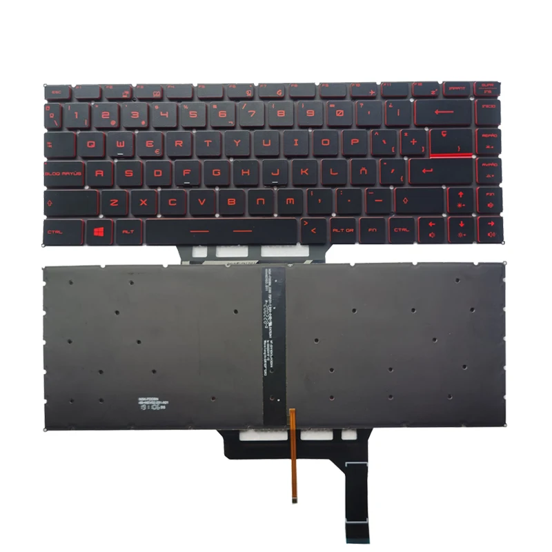 Spanish Backlit Laptop Keyboard For MSI GF63 8RC 8RD MS-16R1 MS-16R4 GF65 Thin 9SD 9SE 10SD 10SE MS-16W1 GS65 GS65VR MS-16Q1