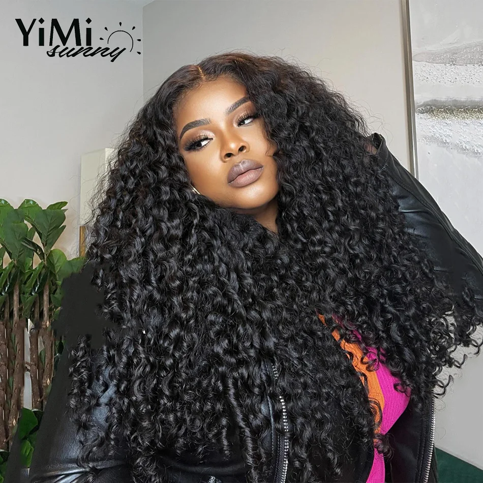 Virgin Birmese Hair Extension 3C 4A Burmese Curly Human Hair Bundles Deals Weft 3/4 Bundle Make Full Head For Women Yimisunny