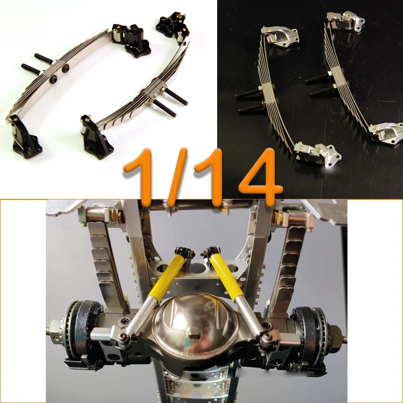 Simulated Single Axle Rear Axle Suspension for Tamiya 1/14 RC Truck for SCANIA 770S R620 for Volvo FH16 for ACTROS 3363 Car