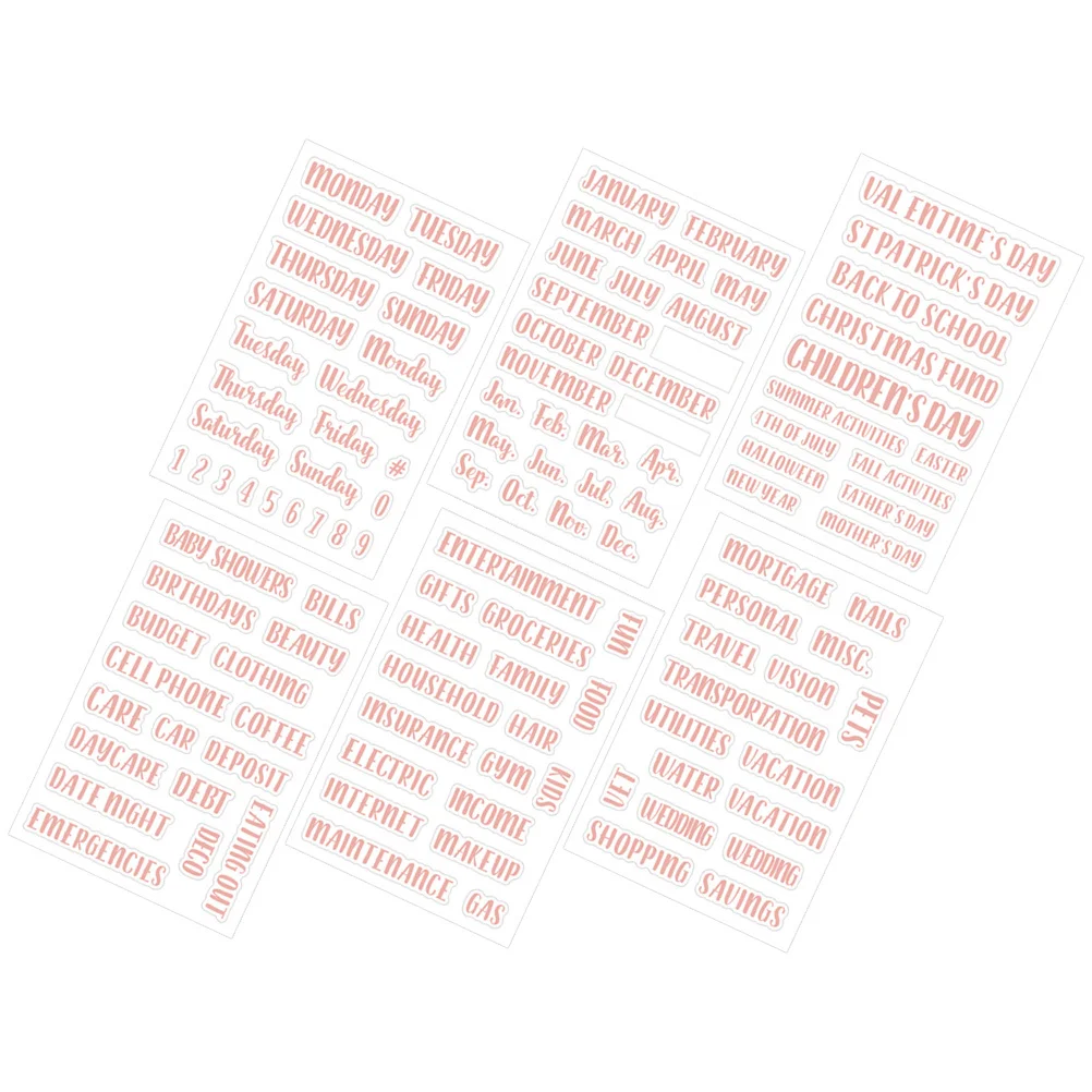 117 قطعة من ملصقات الميزانية ذات الألوان الكلاسيكية الرائعة ملحقات وضع العلامات المحمولة لإدارة الأموال المنظمة #4