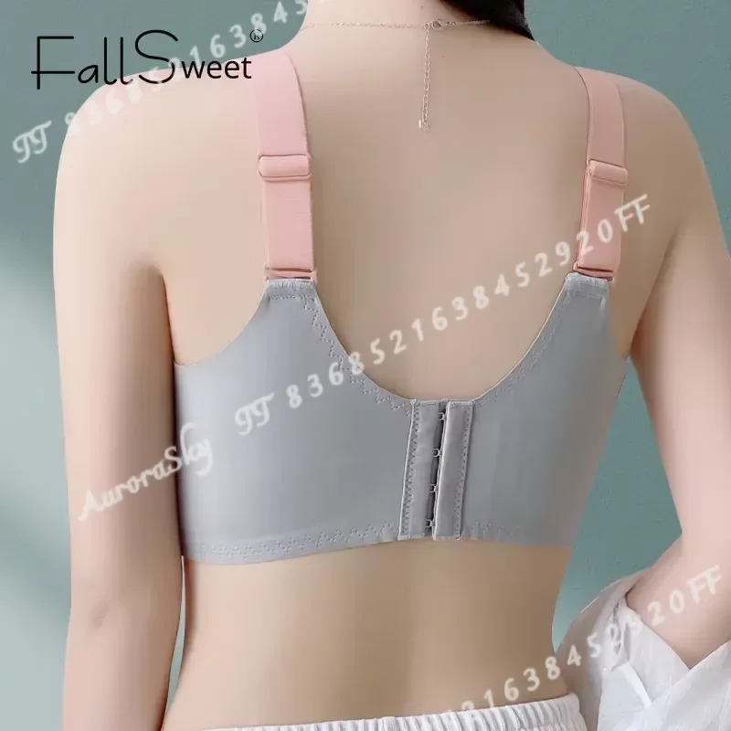 FallSweet Sexy Lace Bras for Women Push Up Comfort Wireless Bralette Plus Size Brassiere Ladies Lingerie