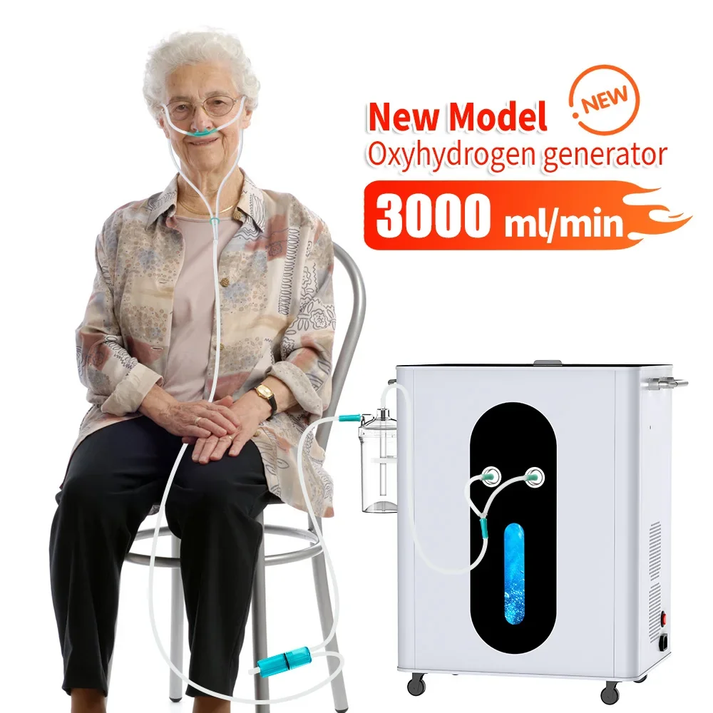 3000ML Hydrogen Inhalation Machine Oxygen Generator Water Ionizer H2 Molecular Inhalator Home Use Beauty Device CE FCC UL ROHS