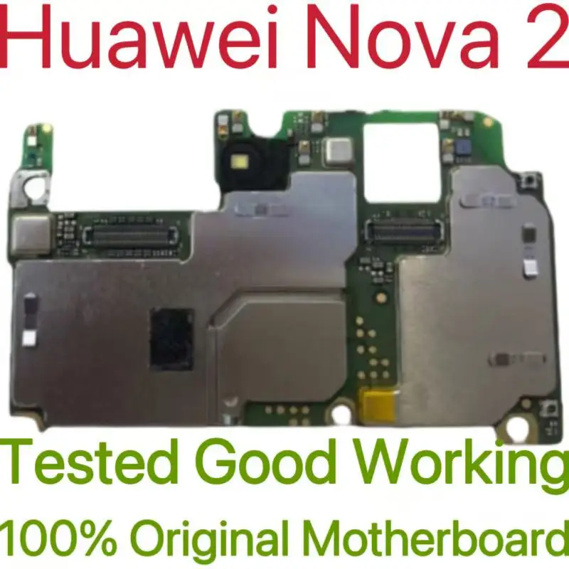 Global Version Original Unlocked Motherboard for Huawei Nova 2 Tested Circuit Plate Main Logic Board for Huawei Nova 2