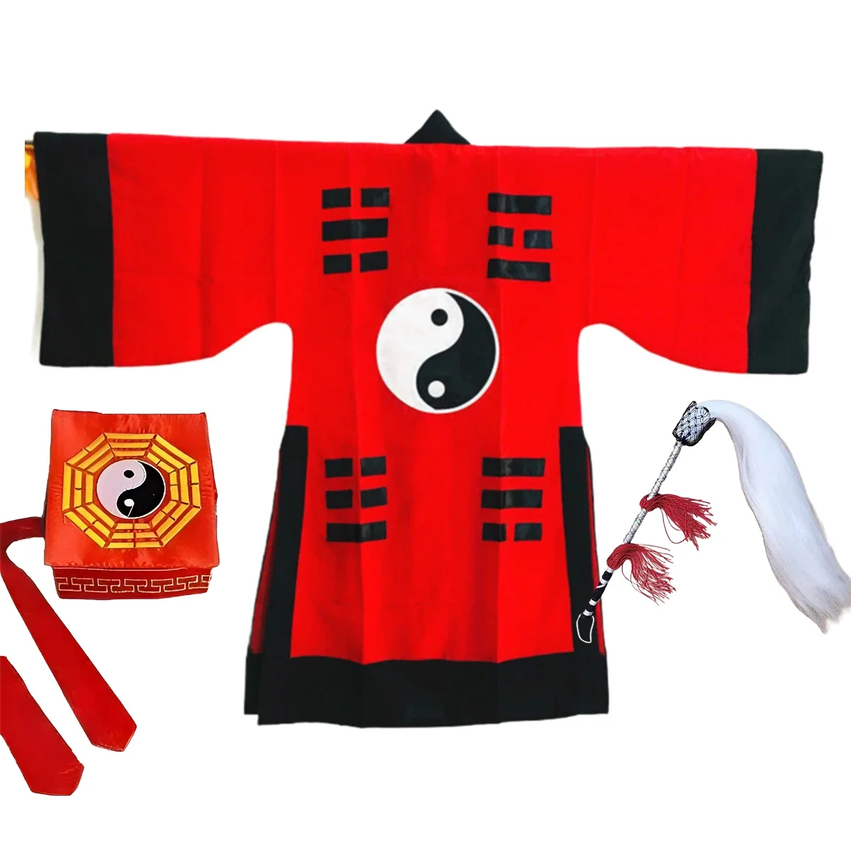 2025 Halloween Costume taoïste pour homme, robe adulte, exorcisme, fantôme attrapant, tenue Bagua, Halloween, cosplay, taoïste