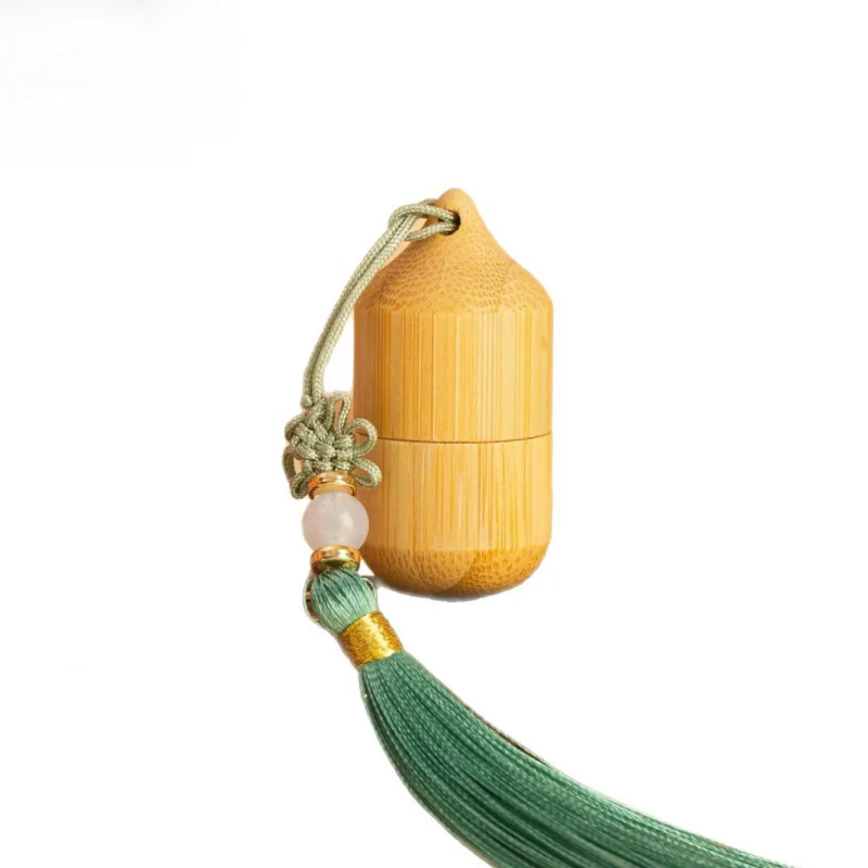 1 مل زجاجة موزع زجاجية من الخيزران للزيوت العطرية زجاجة رول-أون مقاومة للضوء لتعبئة العطور #5