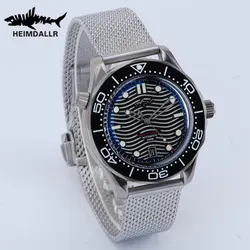 Heimdallr Sea Ghost Watch V2 NTTD Titanium NH35 Automatic Mechanical C3 Luminous Sapphire Crystal Mesh Bracelet Men Dive Watch