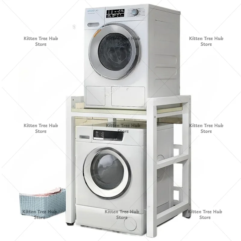 household-multifunctional-washing-machine-rack-floor-to-ceiling-balcony-bathroom-dryer-storage-rack