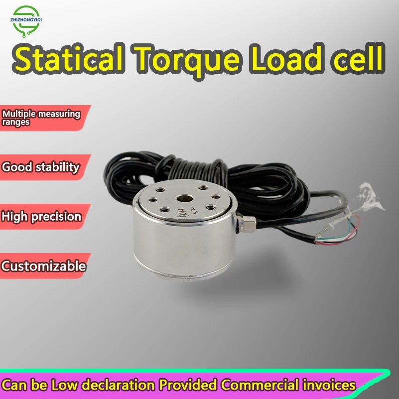 Mini Torque Sensor Reaction 0-100Nm High Precision Micro Stainless Steel Torque Load Cell for Industrial Force Measurement