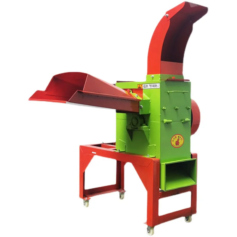 Dry and Wet Dual-purpose Guillotine Shredder 220V Household Cattle and Sheep Breeding Small Integrated Corn Stalk Shredder