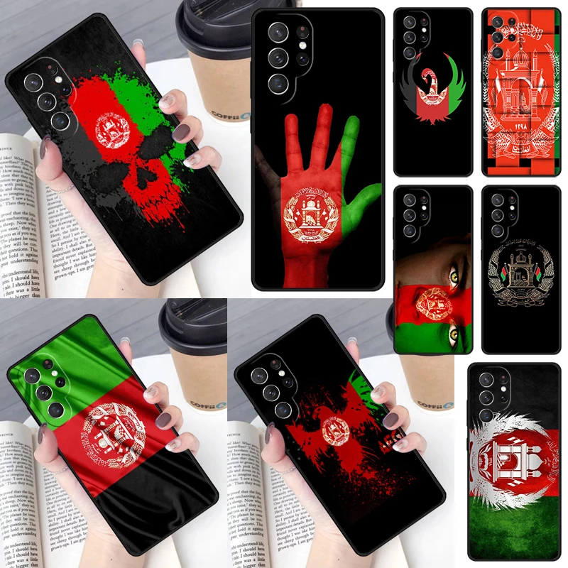 Afghan Afghanistan  Flag Freedom Cover For Samsung Galaxy S23 Ultra S22 S20 S21 FE S8 S9 S10 Plus Note 10 20 Ultra phone Case