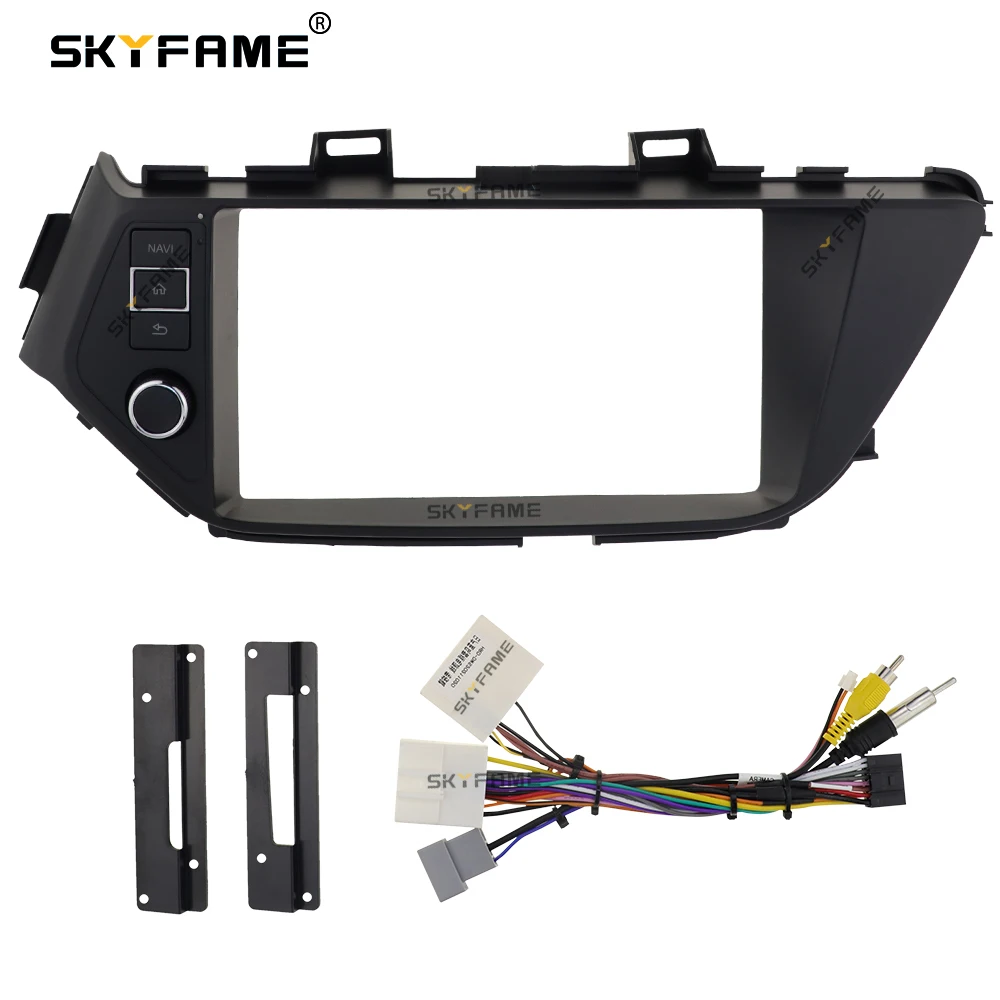 SKYFAME Car Frame Fascia Adapter Android Radio Dash Fitting Panel Kit For Nissan Bluebird Lannia