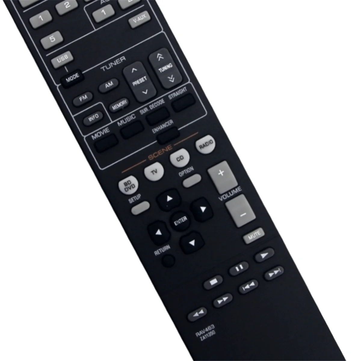 A57G-RAV463 Remote Control for Yamaha Audio Receiver HTR3066 HT-R3066 RXV373 RTZA113500 RX-V373 RXV375 YHT399U YHT497