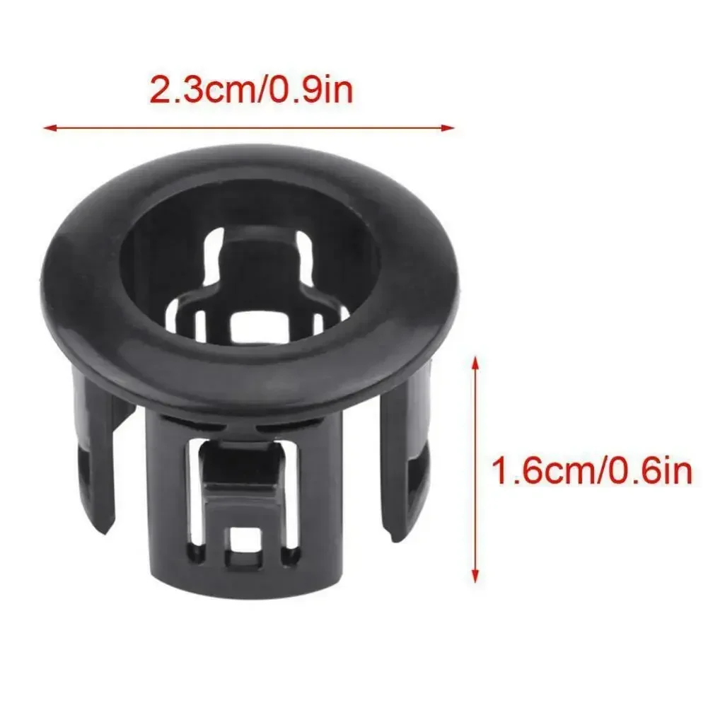 1x Parking Sensor Retainer Bracket Bracket Holder For H 50h 2.4L L4 2010-2012 Black ABS Plastic Universal Car Bracket Mounts