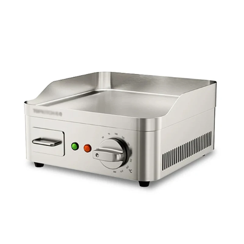 For Multifunctional Non-Stick Electric Griddle Portable Teppanyaki Grill Maker Home Street Vending, Cook Steak Pancake Salmon