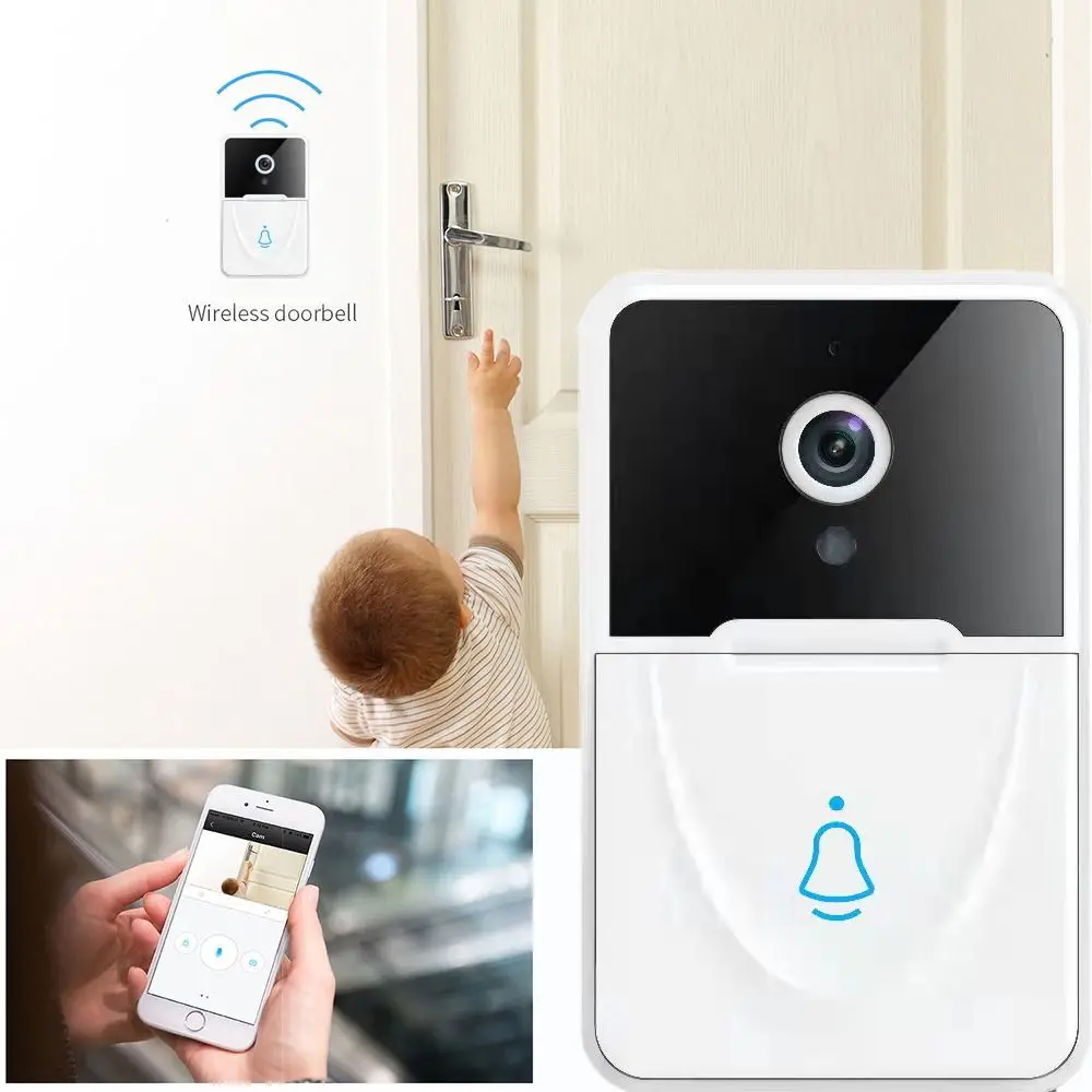 Smart Wireless WiFi Ring Doorbell Security Intercom Video Camera Door Bell Cam