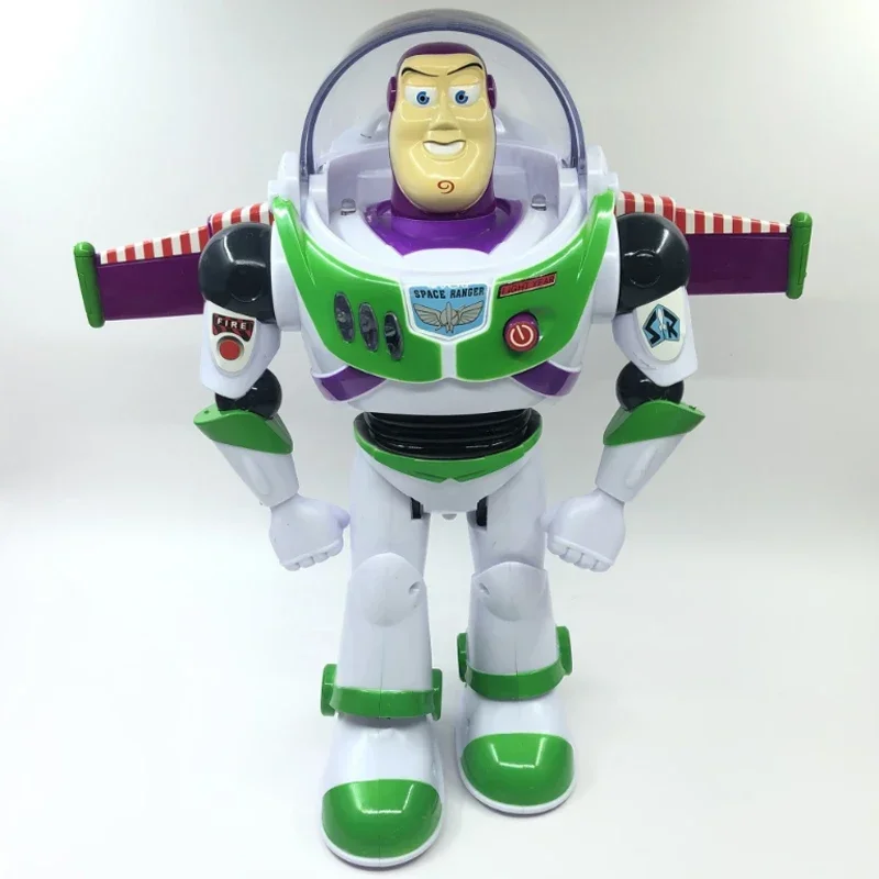 Disney w magazynie Toy Story detektyw Woody Tracy zabawki Buzz Lightyear świecące zabawki filmowe lalki ręcznie robione zabawki modele prezenty