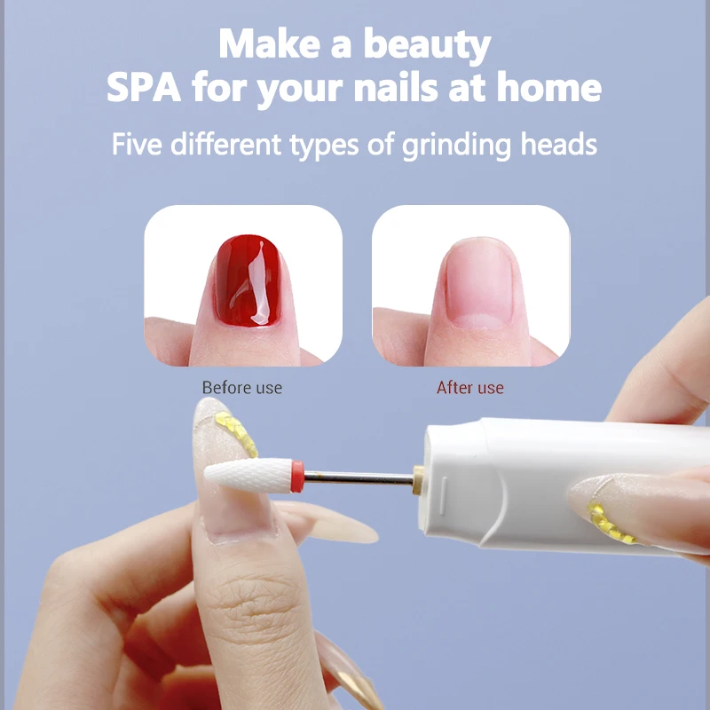 Professional Electric Nail Drill Machine Cordless Manicure Cutter For Nail Repair Designed Gel Removing For Salons Nail Tools