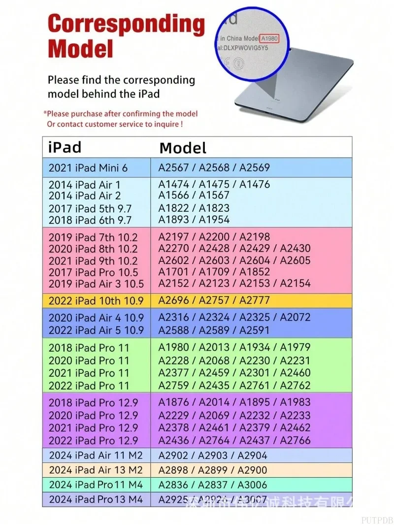 حافظة دوران 360 لجهاز Ipad A16 11th 2025 Air 11 Pro 12.9 13 2024 غطاء حامل القلم الرصاص Ipad 10.2 9.7 Air 2 3 4 Mini 6 7 Stand capa