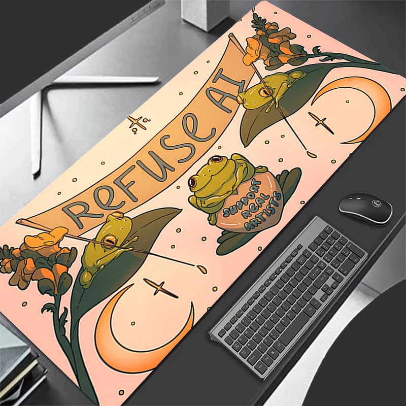 

Mousepad Pattern Game Pad Rubber Cartoon HD Mouse Pad PC Accessories Desk Mat Non Slip Office Table Mat Gamer Frog Keyboard Pad