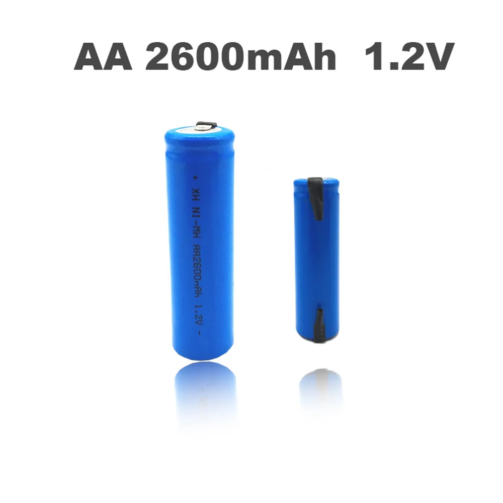 100% genuine, environmentally friendly, and durable 1.2V AA2600mAh No.5 battery, suitable for wireless microphones and chargers