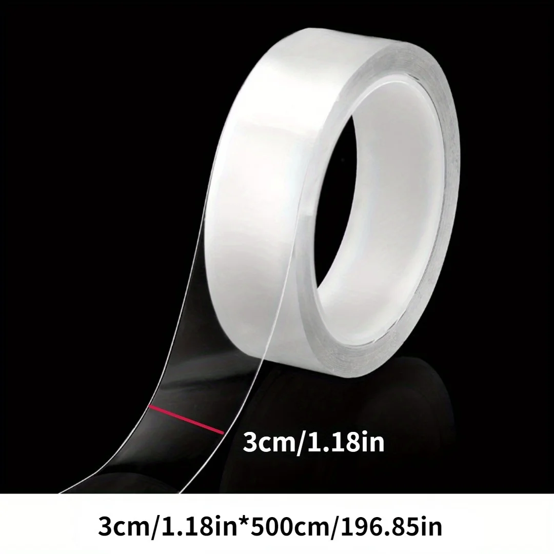 30MM*5M Kitchen Waterproof Mildew Strong Bathroom Toilet Crevice Strip Transparent Adhesive Tape Pool Water Seal