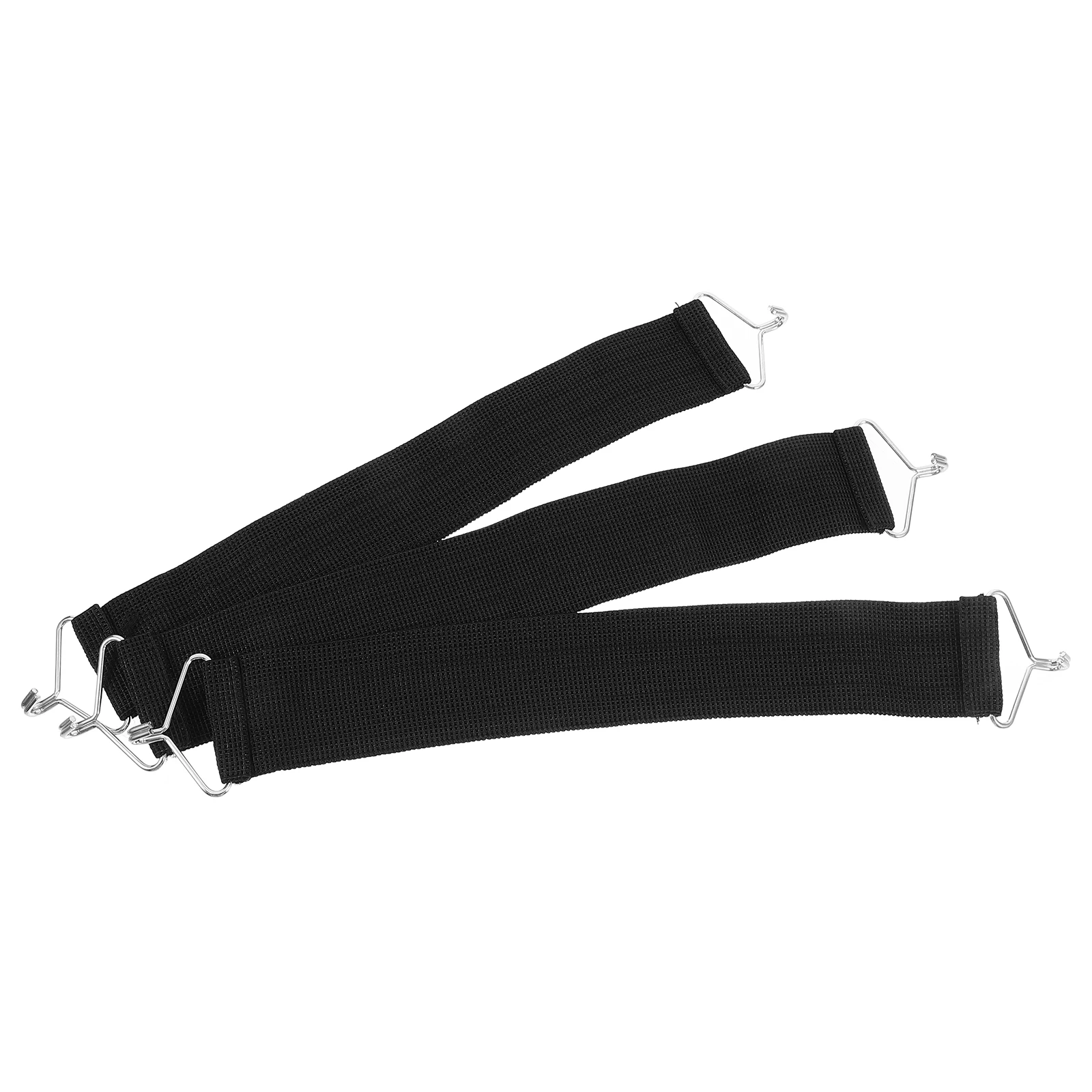 

Black Reinforcement Belts Folding Chair 3 Straps Anti Break Belt Deck Chairs Replacement Cloth Kit Camping Balcony Lounge Repair